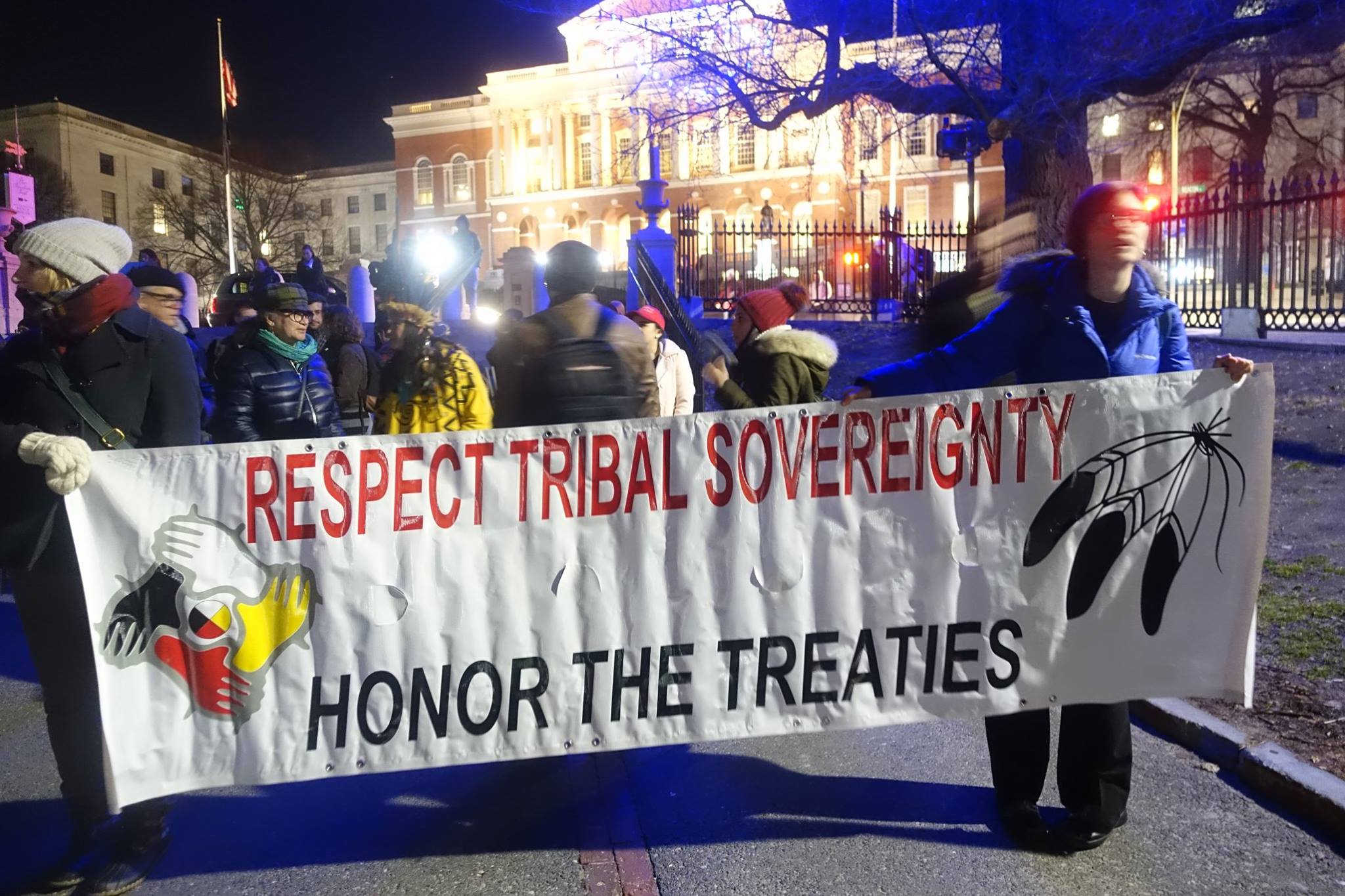 Boston Indigenous And Other Progressives Stand With Standing Rock