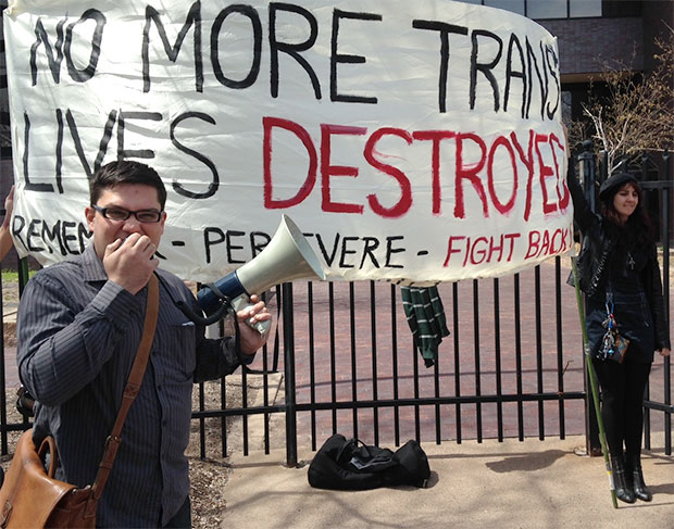 Rally for transgender youth Jane Doe