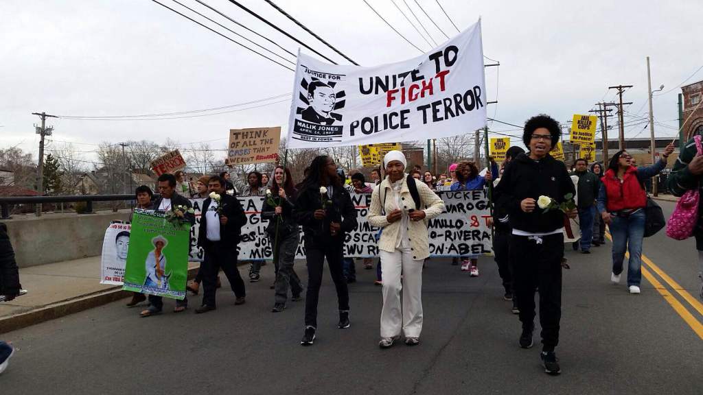 New Haven protesters take streets for Malik Jones and Ayotzinapa 43 ...