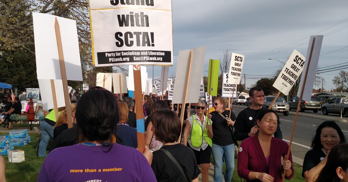 Sacramento Teachers Square Off With District Liberation News