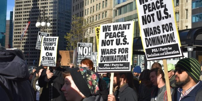 Chicago Protest: #HandsOffSyria! – Liberation News