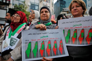 March in Ramallah