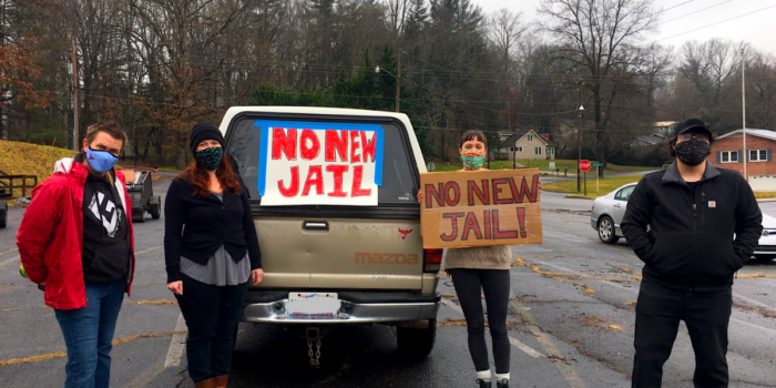 Haywood County, North Carolina car protest ‘Fund services, not jails