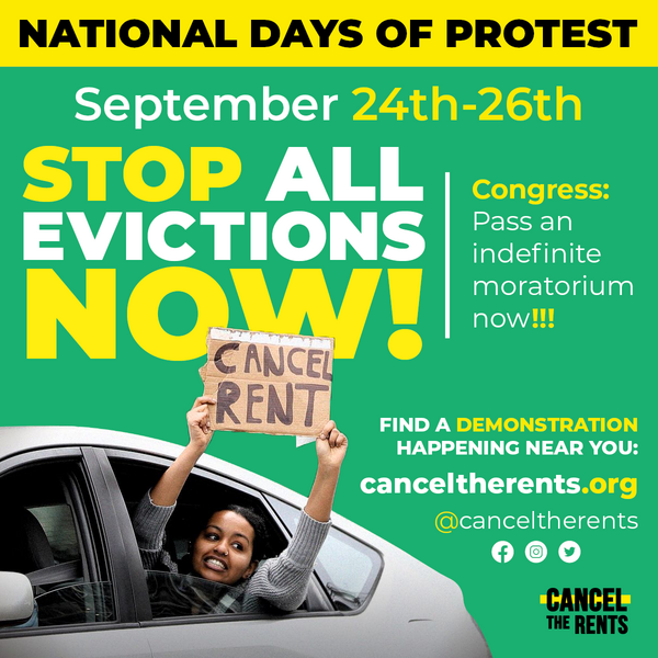 Stop All Evictions Join National Days Of Protest Fri Sept 24 Sun Sept 26 Liberation News