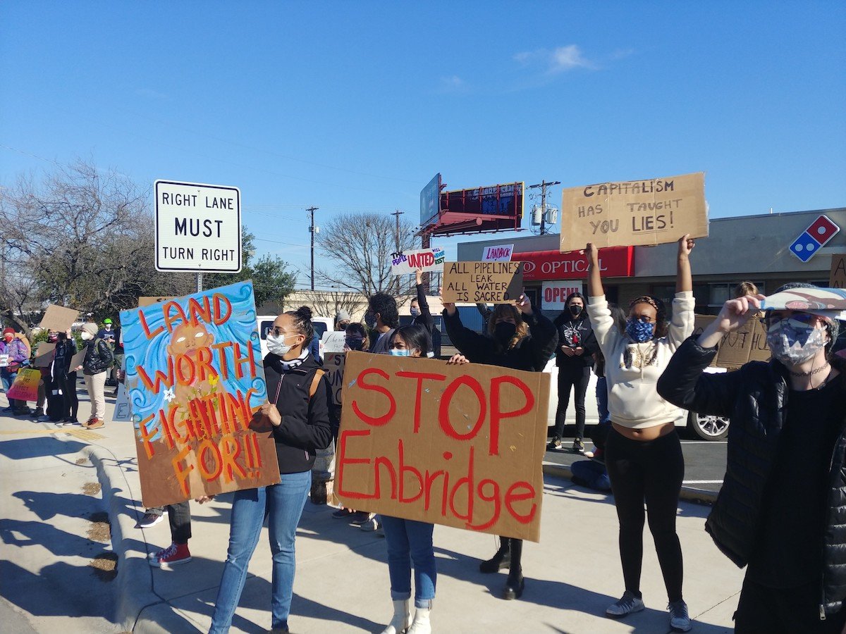 Karankawa nation protests dangerous pipeline expansion into sacred land ...