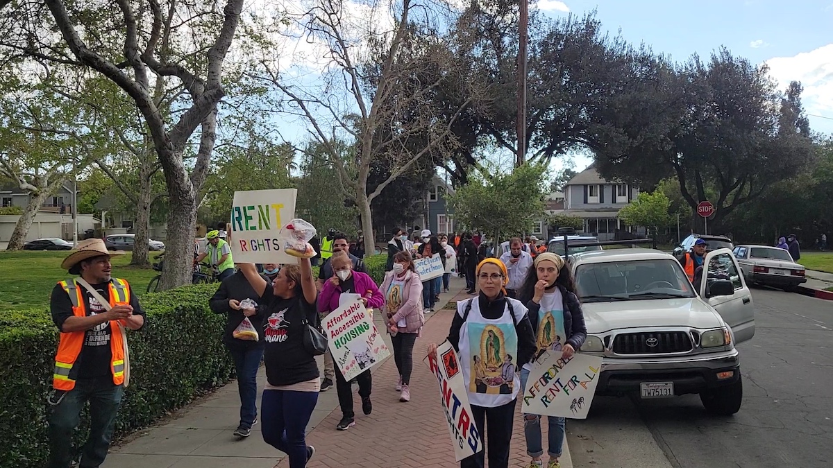 Pasadena tenants march to demand rent control Liberation News