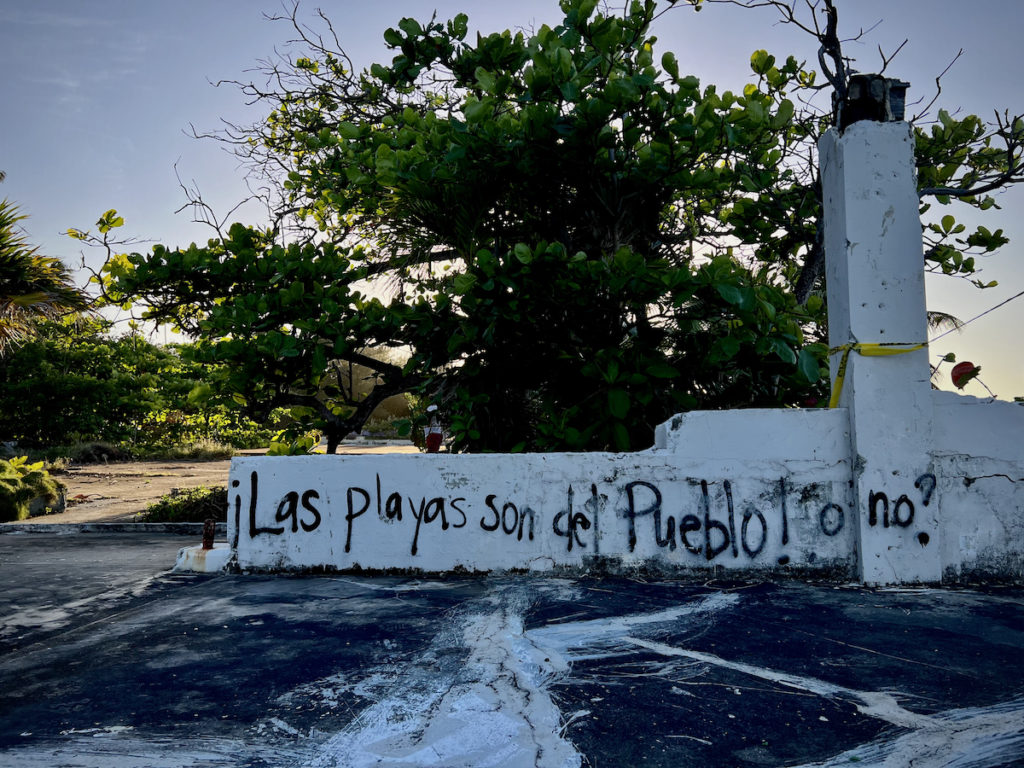 The fight against privatization of beaches in Puerto Rico