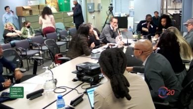 The Cleveland Community Police Commission push through a vote on the drone policy amidst conflict and public outrage on Nov. 20. Photo credit: Cleveland Community Police Commission